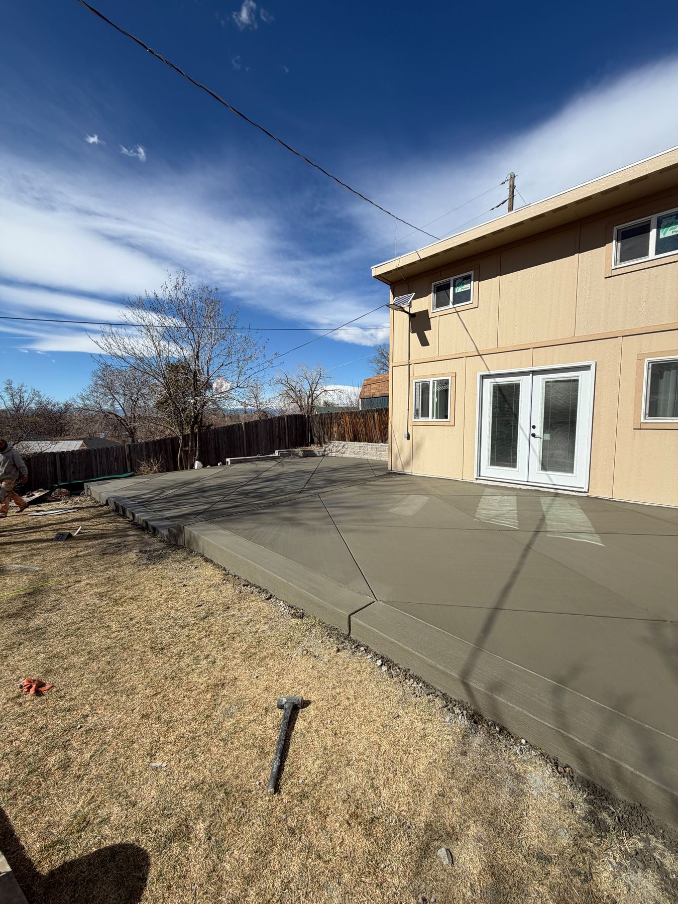 Finished concrete patio, Denver Metro, CO